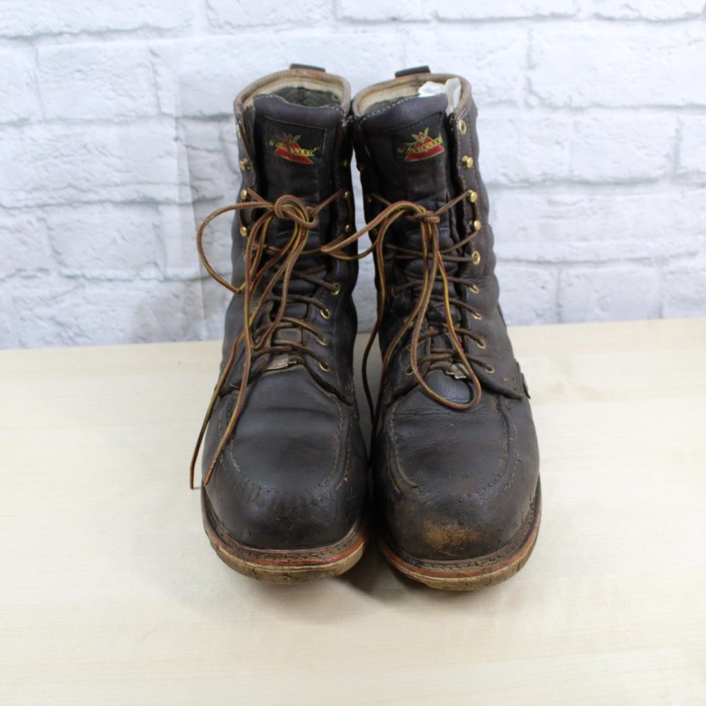 THOROGOOD Men's Extreme WP Brown Leather Wedge Wor - Picture 5 of 9